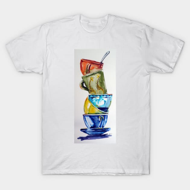 Cups T-Shirt by kovacsannabrigi
